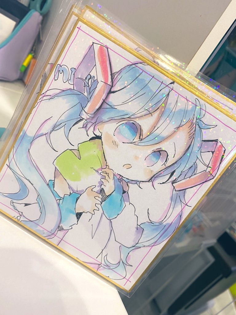 初音ミク 「ネギクッション」|sakiのイラスト