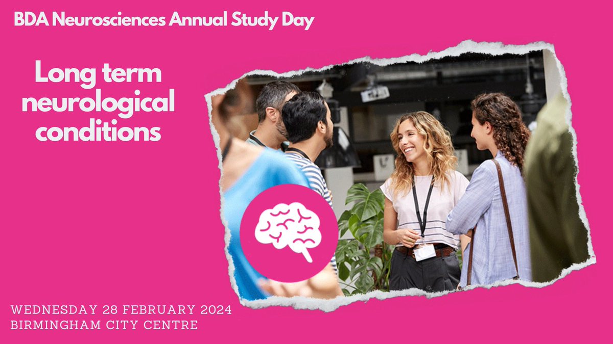 🚨🧠 BOOKINGS ARE OPEN FOR OUR 2024 STUDY DAY 🧠🚨 Long term Neurological Conditions, Amazing speakers covering a range of topics! Registration &amp; details: tinyurl.com/5bnb2enk #NSGStudyday2024 #whatdietitiansdo
