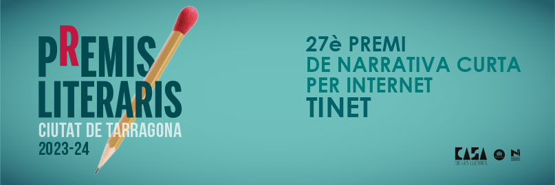 🗓️‼️ Darrers dies per a enviar al vostre relat i participar en el 27è #PremiTINET de narrativa curta, convocat per <a href="/TGNAjuntament/">Ajuntament de Tarragona</a> <a href="/OmniumTarragone/">Òmnium Tarragonès</a> i <a href="/CNLTarragona/">CNL Tarragona</a> en el marc dels #PremisLiterarisTGN i amb el patrocini de <a href="/Dipta_cat/">Diputació de Tarragona</a> 

ℹ tinet.cat/premi-tinet-de… <a href="/TGNcultura/">Tarragona Cultura</a>