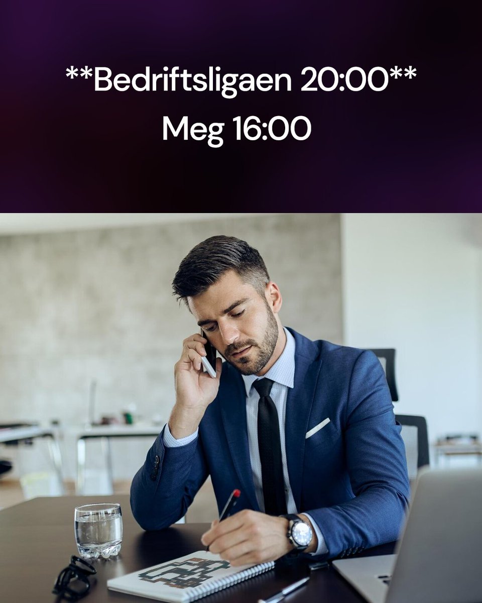 Bedriftsligaen (@bedriftsligaen) on Twitter photo 