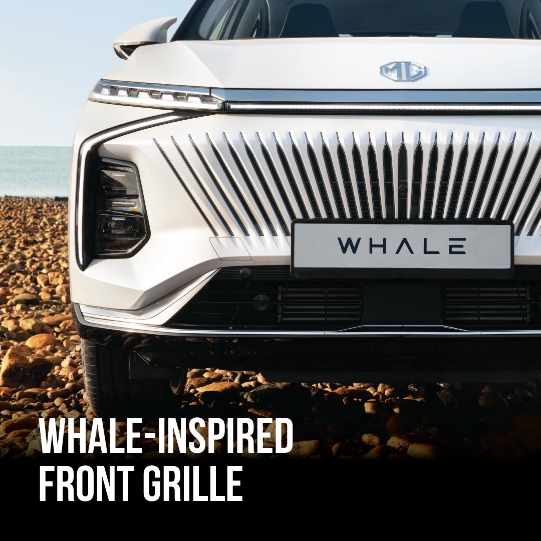 MGMiddleEast's tweet image. Immerse yourself in the vast elegance of the ocean as you explore new heights of urban driving, with our all-new SUV Coupe MG WHALE. #MGWHALE #SplashOfWonder
 
اغمروا حواسكم بالفخامة الآسرة لعالم المحيطات وانطلقوا لاستكشاف أبعاد جديدة للقيادة في المدينة مع إم جيWHALE  الجديدة