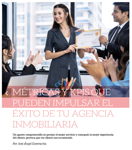 InmobiliariaZgz's tweet photo. La revista Inmobiliarios nº72, publica un artículo de nuestro gerente, Jose Ángel Goyeneche, que expuso como ponente en Inmociónate23 "Métricas y KPIs para impulsar a la agencia inmobiliaria"

En https://t.co/NeTgzpoEwR y en https://t.co/eKArhf6Pi6 https://t.co/vTMptpnh6i