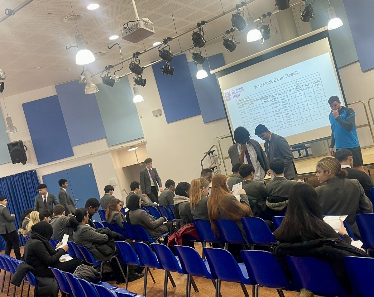We had our Autumn Mock Exam Results Assembly this morning. Well done, Year 11! You’re making progress 📈 Remember the inspiration from Kobe Bryant! #BelieveBelongBecome