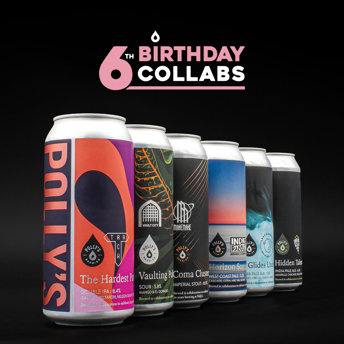 TRADE CUSTOMERS. Do not fret. We have plenty of our 6th Birthday Beers in reserve, and they will be going live for general sale a week today as usual at 11am. First come, first served, no pre-orders.