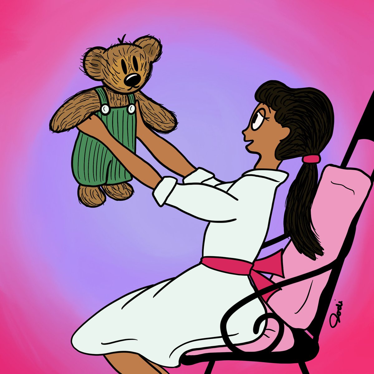 soukicomics's tweet photo. Corduroy and Lisa! 🧸💓
#fanartfriday #fanart #corduroy #corduroyandlisa #donfreeman #childrensbooks #childrensbookillustration #illustration #teddybear #buttons #digitalart https://t.co/oeMtkxx7X5
