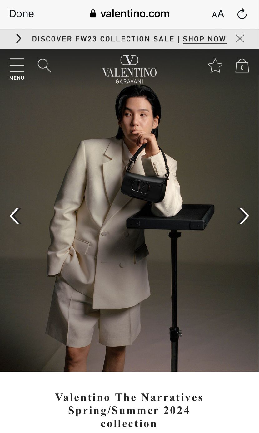 Update SUGA 🌎 (Slow) على X: Valentino boy! SUGA is featured on ALL covers  of Valentinos social medias! Hes the FACE of Valentinos The Narratives  menswear campaign. SUPERSTAR SUGA SUGAxValentino ValentinoNarratives  t.coBBe36wHG9Q 