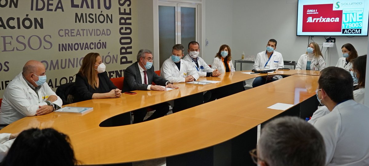 🏆La Agencia para la Certificación de la Calidad y el Medio Ambiente ha acreditado la seguridad dada en 5⃣ procesos asistenciales del Área1.<a href="/ACCMcorp/">ACCM</a>  

⚠️Cada proceso tiene un sistema de Gestión de Riesgos para la Seguridad del Paciente que cumple con la norma UNE 179003:2013👏🏼