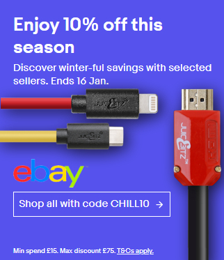 📷10% OFF at eBay.co.uk!📷
📷Join us at eBay for an exclusive January Sale!
📷ENTER CODE: CHILL10📷
📷Visit our eBay store here: ebay.co.uk/str/juicebitz
#eBayPromotion #EBAYDEALS #eBay #ebayshop #eBayStore