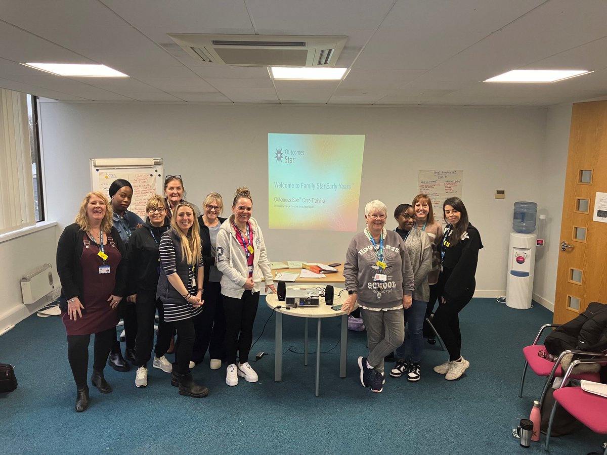 Solihull Health Visiting's Community Nursery Nurses have started the new year by attending Outcome Stars training!

The team spent two enjoyable days completing training activities and look forward to using the Family Star with families they support in Solihull.