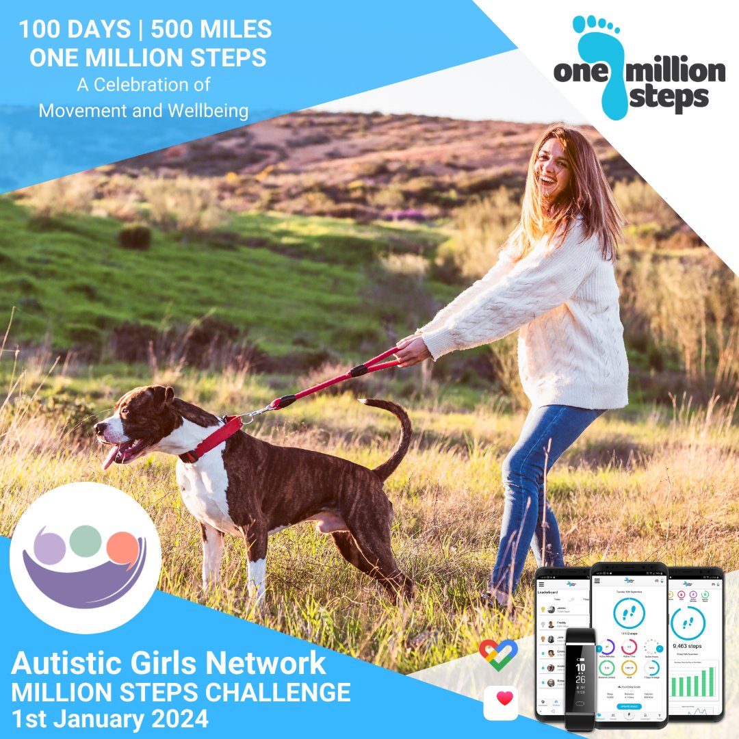 AutisticGirls_'s tweet image. Help us raise funds so we can support more people. The Autistic Girls Network Million Steps Challenge is back. Last chance to sign up and get going right away as registrations close today! millionsteps.com/agn 
Use code AGN2024.
#MillionStepsChallenge

@Million_Steps