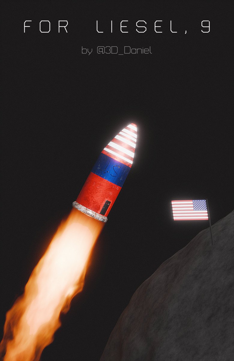 KidsDrawRockets's tweet photo. Render by: @3DDaniel1 
Drawing by: Liesel, age 9
Submitted by @KBarlow48 
#KidsDrawRockets23 https://t.co/QwVHKMI34Q