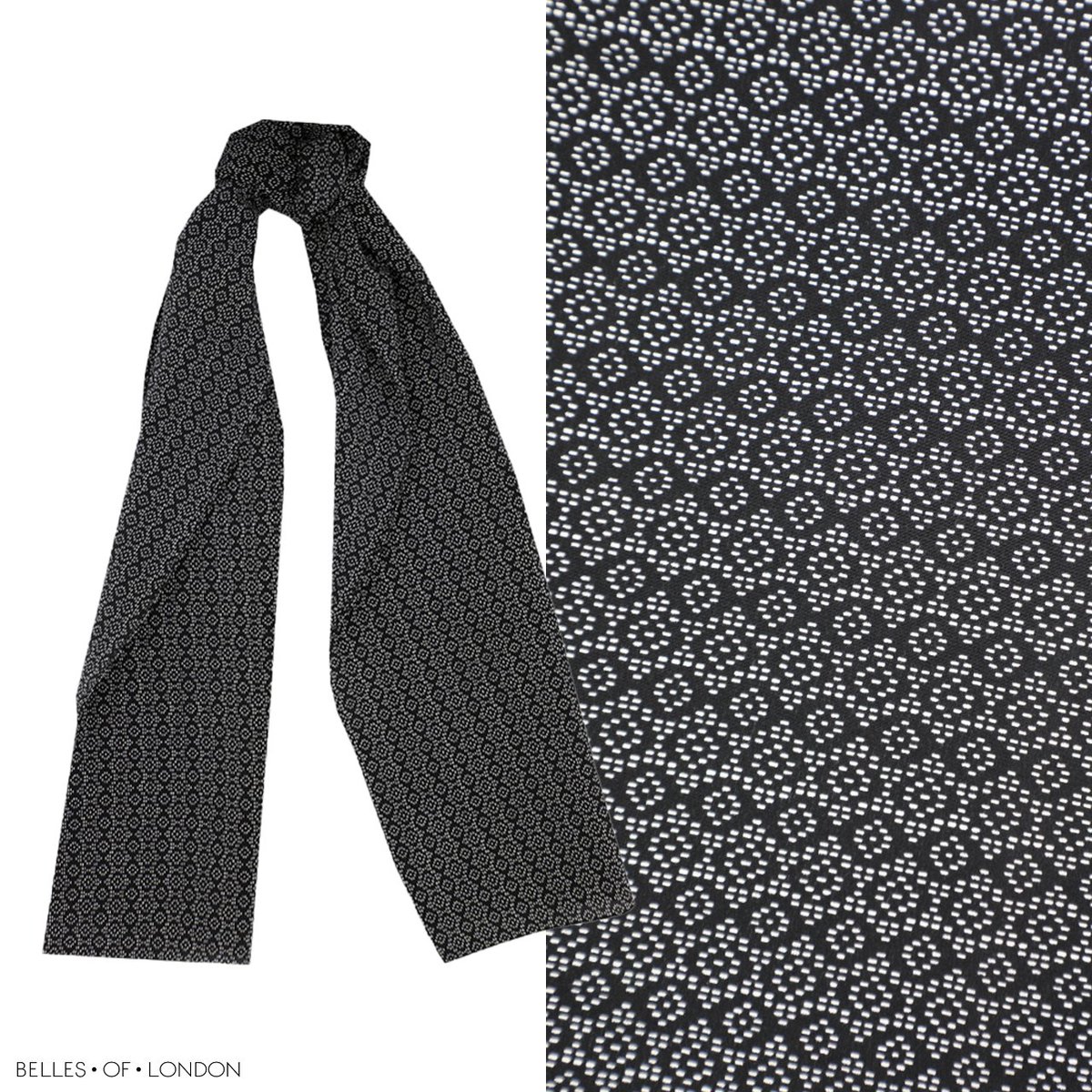 BellesofLondon1's tweet image. Who doesn’t love a good accessory to elevate an outfit, our black dotted print silk scarf is a great addition to pull any look together. 🧣🖤

Shop our range of scarves: bellesoflondon.com/product-catego…

#silkscarf #printedscarf #bellesoflondon