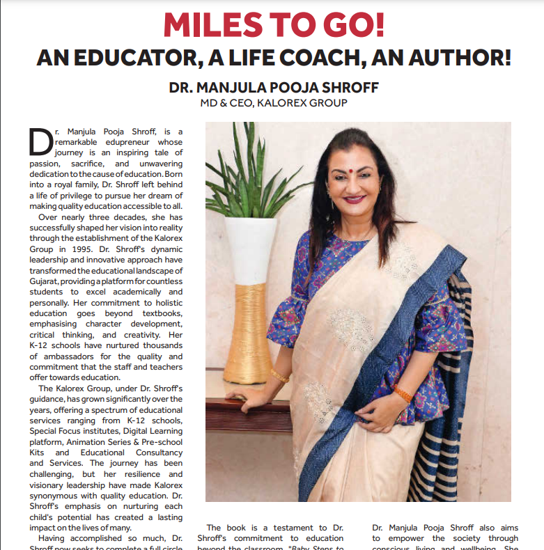 Manjula_Pooja's tweet photo. Thrilled to be featured in Week Magazine! As an educator, it's an honor to share insights and experiences in its latest issue.
#EducatorFeature #WeekMagazine #manjulapoojashroff #Kalorex https://t.co/VKqQ2QAiKr