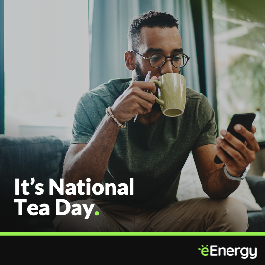 eEnergy (@eenergyplc) on Twitter photo ๐ช๐ต๐ผ ๐ธ๐ป๐ฒ๐, but today is #NationalHotTeaDay, a day to celebrate one of the world's oldest and most beloved beverages. While you drink your brew get to know #eEnergy a bit better. ๐๐ฏ๐ผ๐๐ ๐จ๐ ow.ly/upMM50QoM85
#TeaLovers #TeaTime #TeaTraditions #TeaDay #Celebration. ๐ช๐ต๐ผ ๐ธ๐ป๐ฒ๐, but today is #NationalHotTeaDay, a day to celebrate one of the world's oldest and most beloved beverages. While you drink your brew get to know #eEnergy a bit better. ๐๐ฏ๐ผ๐๐ ๐จ๐ ow.ly/upMM50QoM85
#TeaLovers #TeaTime #TeaTraditions #TeaDay #Celebration.