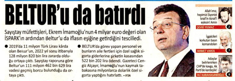 📍İmamoğlu İnşaat UÇUŞTA : İBB BATAKTA