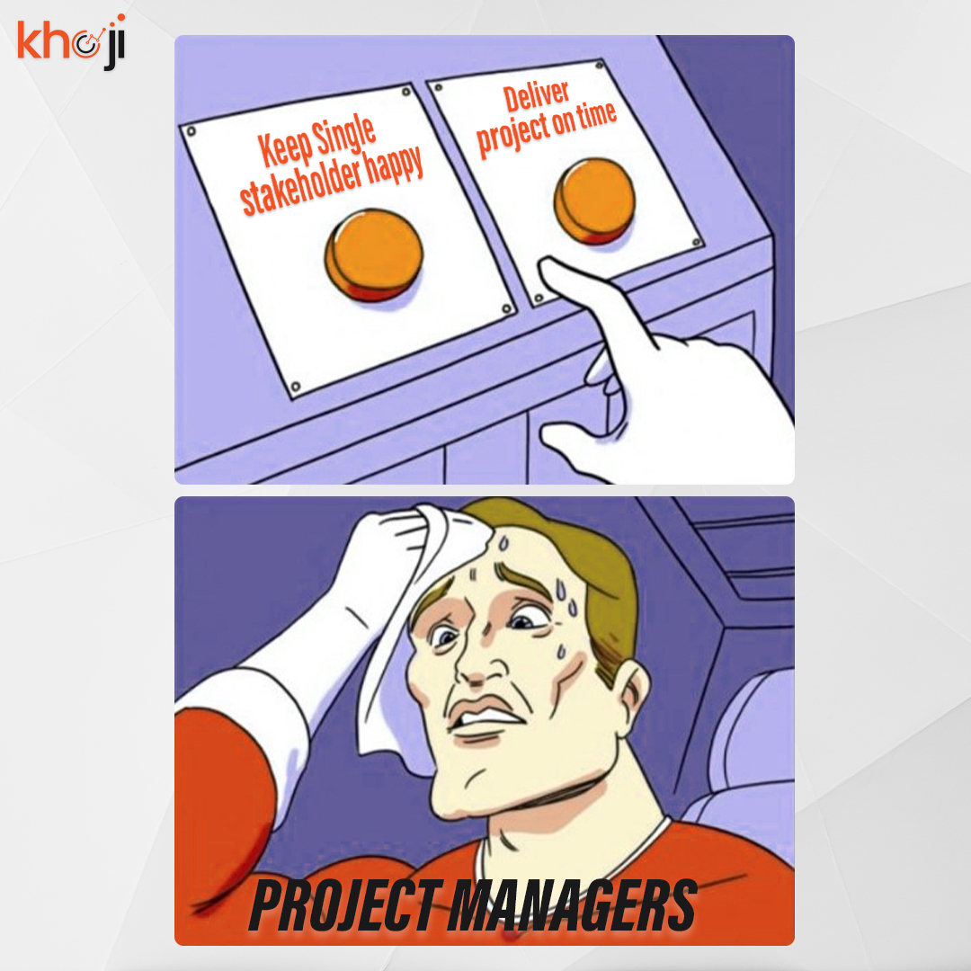 Khoji__'s tweet photo. Deliver that project on time? or…

You know you feel this pressure! What are you going to do? 🤔

#khojiforagile #kfa #agileprojectmanagement #projectmanagementmemes #funfact https://t.co/EJPhxxSgl9
