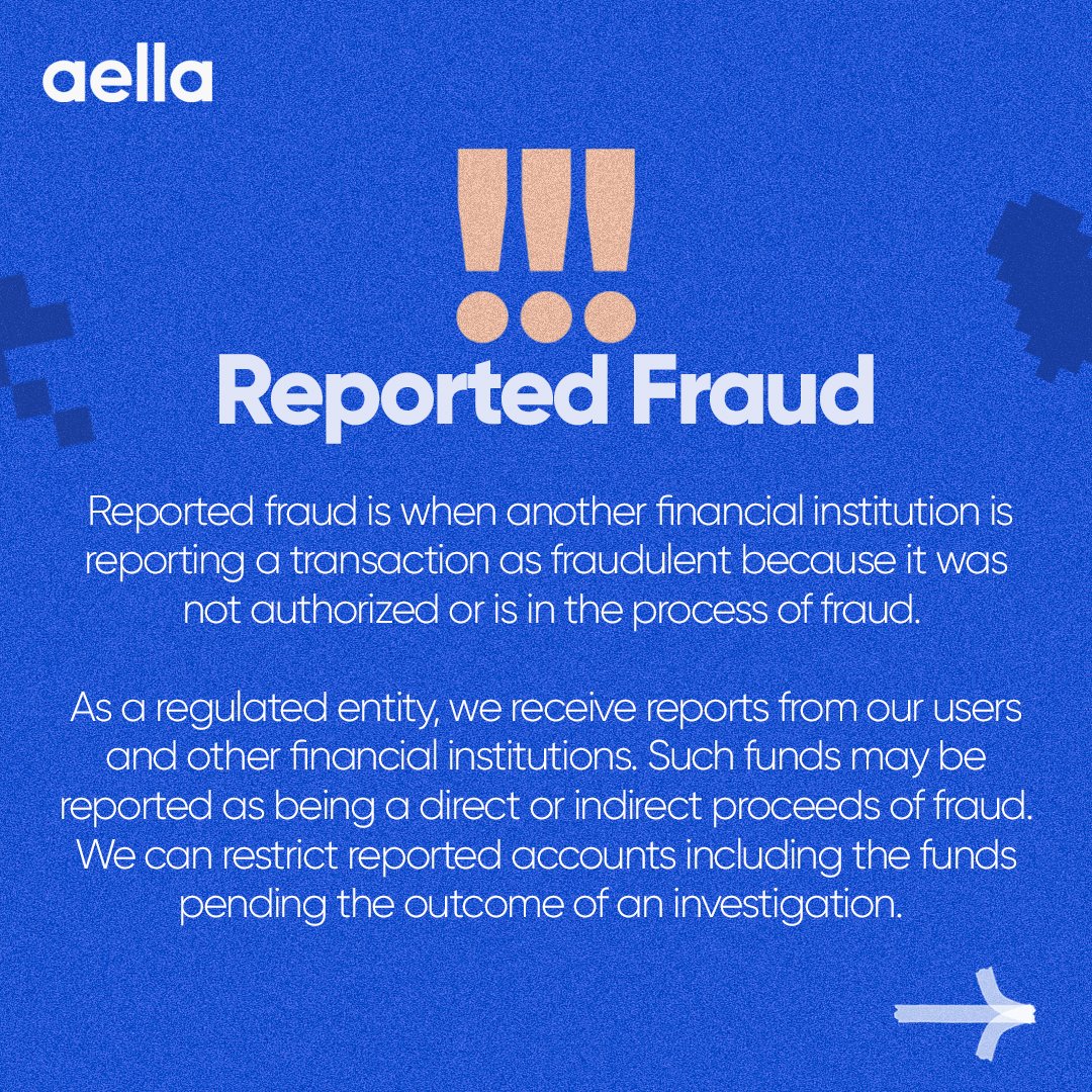 Aella's tweet photo. Dear user, your safety is our top priority! We've noticed a surge in fraud cases, and that is why we have taken important steps to keep your Aella account safe.

A thread 👇🏾