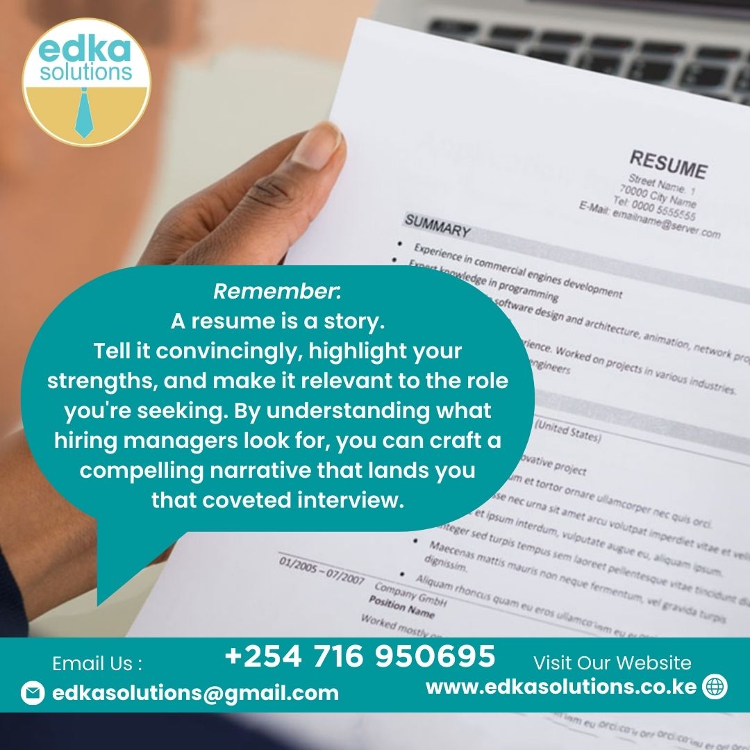 EdkaSolutions's tweet photo. Creating a good resume is crucial for a successful job search, as it serves as your professional snapshot and the first impression you make on potential employers.
#jobseekers #jobs #jobvacancy #workinprogress #Kairo #statehouse #Yemen #sonko #Iran #Russia #USandUK  #Qatar https://t.co/i6pia3qb8h