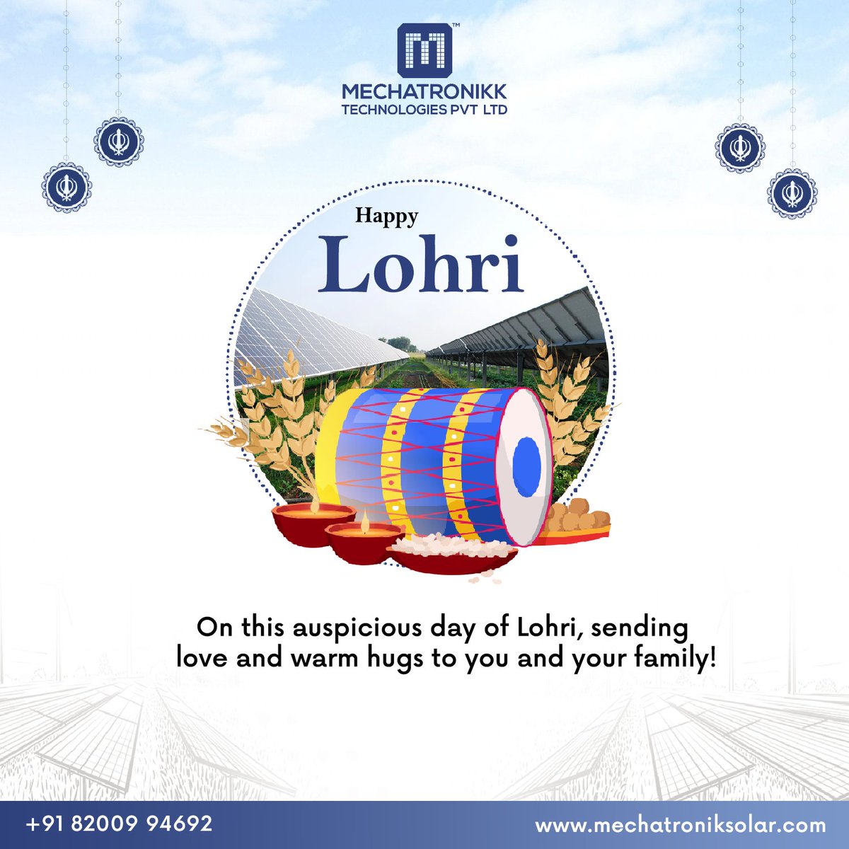 On this auspicious day of Lohri, sending love and warm hugs to you and your family!
Happy Lohri!
.
.
#HappyLohri #HappyLohri2024 #Lohri #Lohrifestival #BestSolarCompany #SolarPanels #mechatroniksolar #Ahmedabad #Gujarat