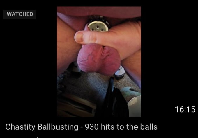 The video of the 930 hits to the balls I took yesterday is now live on my PornHub channel: https://t<a href="/tag/challenge"class="tags"><span>#challenge</span></a><a href="/tag/retweet"class="tags"><span>#retweet</span></a><a href="/tag/chastity"class="tags"><span>#chastity</span></a><a href="/tag/cbt"class="tags"><span>#cbt</span></a><a href="/tag/ballbusting"class="tags"><span>#ballbusting</span></a>