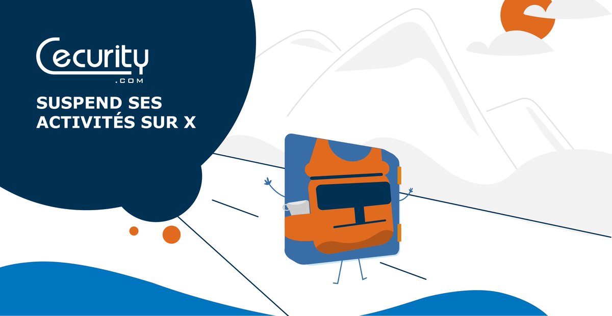 Cecurity.com suspend son activité sur X. Les évolutions du réseau entrant en contradiction avec notre ligne éditoriale et nos valeurs.
Vous pouvez retrouver nos actus #Conformité et #DigitalTrust sur notre site web et sur Linkedin : buff.ly/3QMpstn.