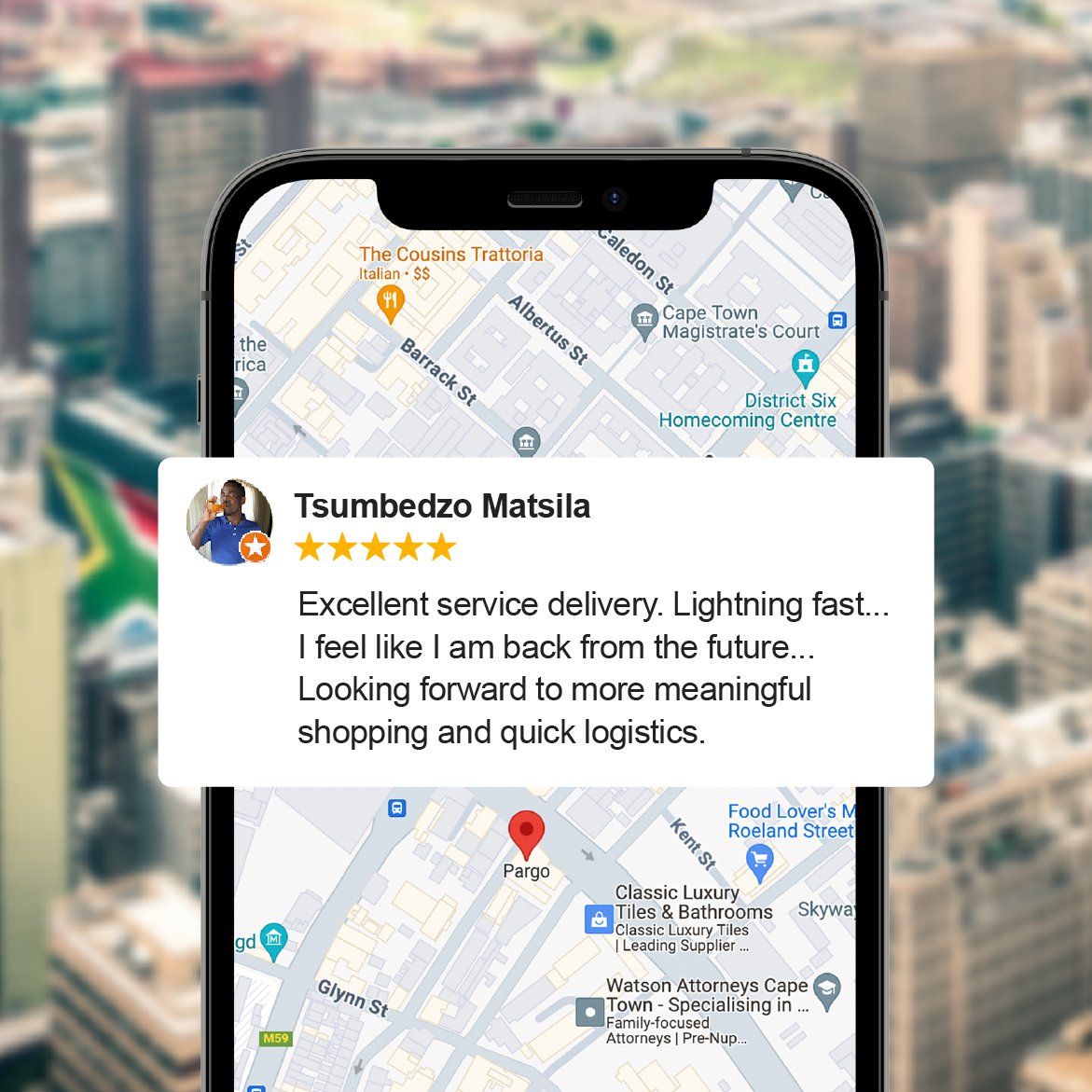 pargopoint's tweet image. Pargo had Tsumbedzo feelin' like Marty McFly 🤭  

#Pargo #clickandcollect #OnlineShopping #review