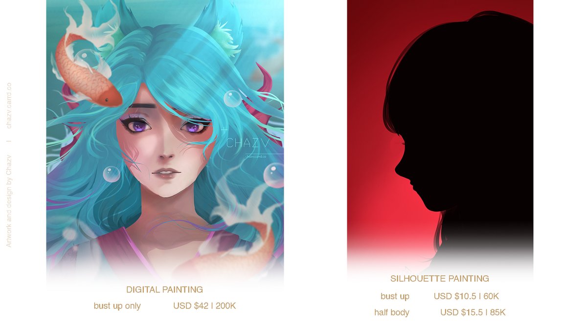 _Chazv's tweet image. ⭐ COMMISSION PRICELIST ⭐

Hello, I'm back with updated TnC and price list. My DM always open for collab and questions

Thank you so much for your continuous support and I'm looking forward to work with you