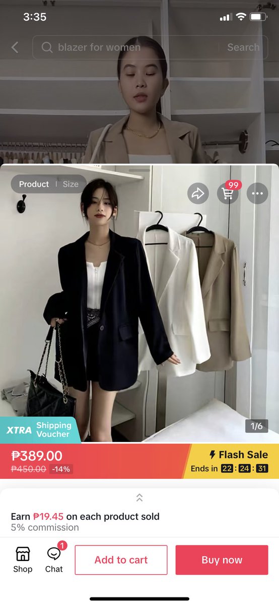 Todum8's tweet photo. ito yung xl na blazer ‘pag suot https://t.co/mZLmfjYsI9