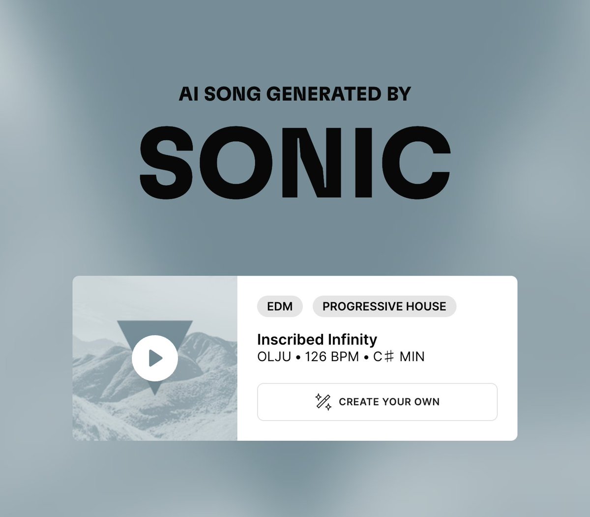 Just dropped a fresh preview using <a href="/3LAU/">Justin Blau</a>'s AI music magic! Check it out and let your ears be amazed! 🎵🤖🔥 #InscribedInfinity

royal.io/sonic/models/0…