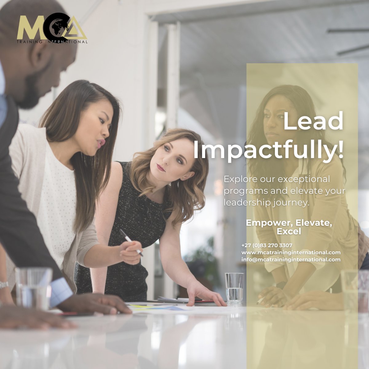 MCA_TrainingInt's tweet image. Ready to lead with impact? 🌐 Discover our exceptional leadership programs. Elevate your skills and transform your team. Visit mcatraininginternational.com/#programs. #LeadershipImpact #MCAPrograms