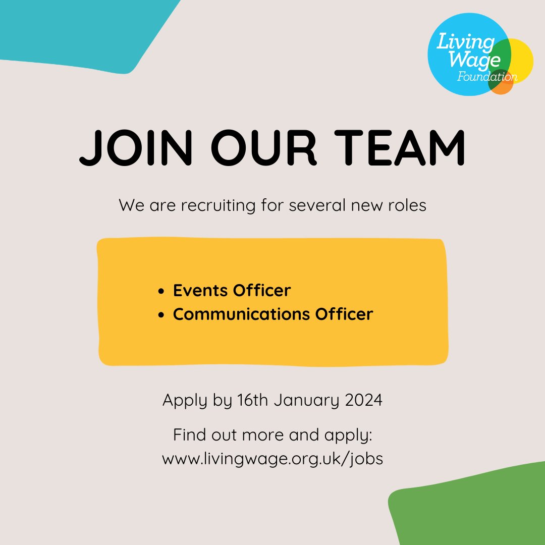 Hurry, only a few days left to apply for the new roles coming up in our communications team! 🌟Events Officer: ow.ly/e3PG50Qq2QQ 🌟 Comms Officer: ow.ly/ZnQ550Qq2QR We particularly encourage those from diverse backgrounds to apply. 📆 Apply by 16th Jan.