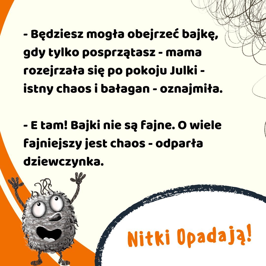 Piątek! Chaos i bałagan po całym tygodniu taki, że Nitki Opadają! Ale dzieci, jak się okazuje, lubią chaos...

#NitkiOpadają #julkaiszpulka #książkidladzieci #audiobookidladzieci