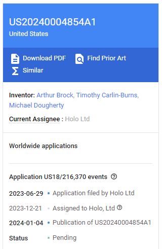 Upcoming <a href="/H_O_L_O_/">Holo</a> patent already assigned, once it granted $HOT will skyrocketing 🚀😆 $1 is easy

#Holochain