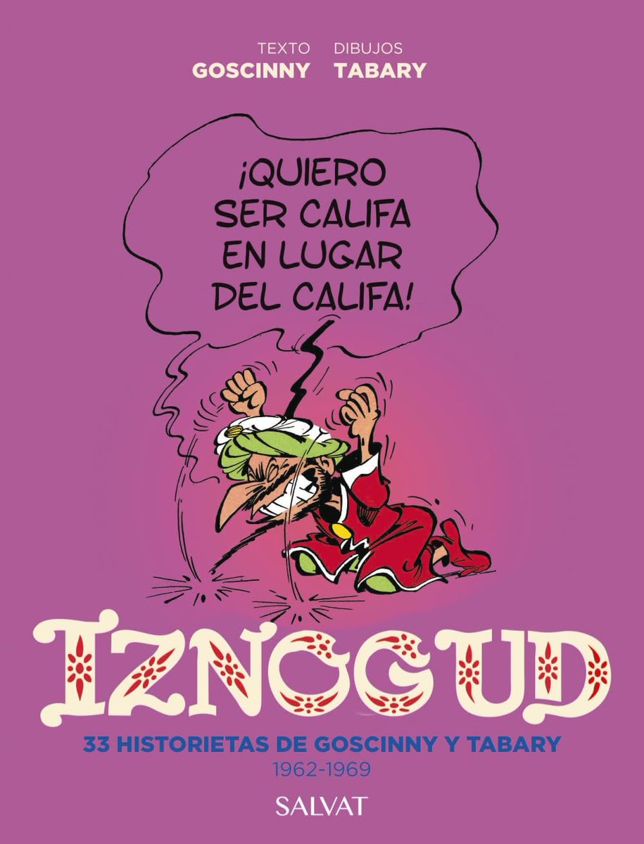 CanalLector's tweet photo. ⚡️🗨️Hacía ya tiempo que no escuchábamos decir al malhumorado #Iznogud...

https://t.co/U4vNGby6Ms

Recopilación de 33 historietas firmadas por #Goscinny y #Tabary, arqueología sentimental del #cómic que seguro ayuda a dar a conocer a estos personajes a los nuevos lectores https://t.co/EIMRCeJQWs