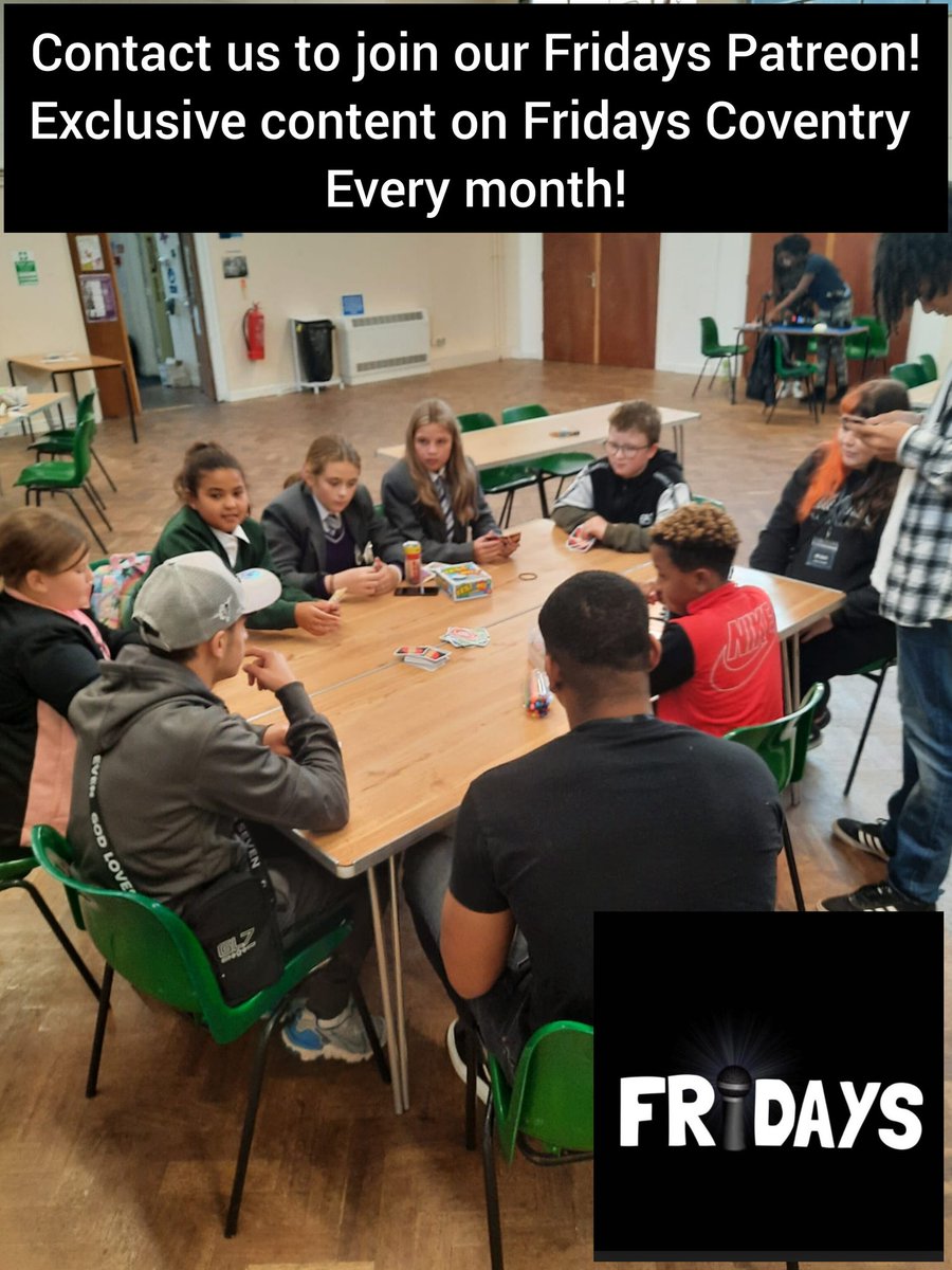 Contact us on any of our social media, contact details or email to hear news on exclusive content and projects arising at <a href="/fridays/">Cecil Christ</a>.coventry 🙌🏽🙌🏽 

This is a great way to refer any other young people you know to opportunities we have got or know more about the work we do