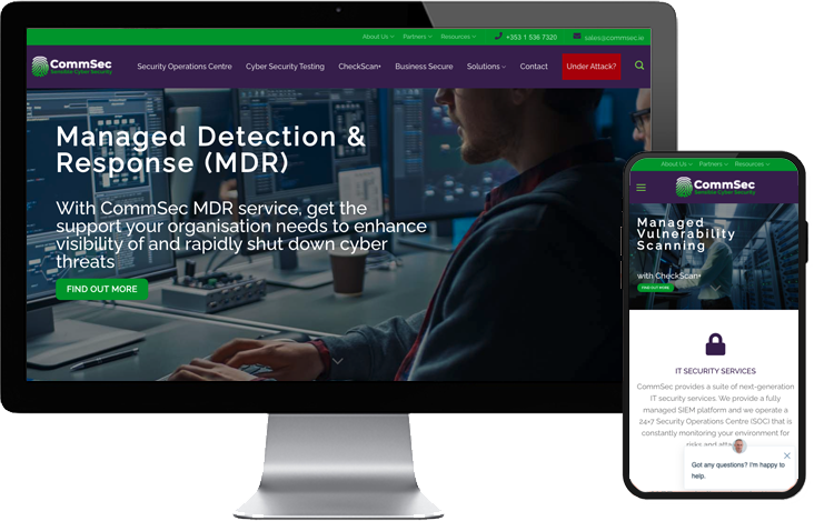 wpdc's tweet photo. Last year we were delighted to have launched a new website and new logo/brand for CommSec Cyber security company in Dublin. https://t.co/dGdAcmrfey https://t.co/9akBJBCz26