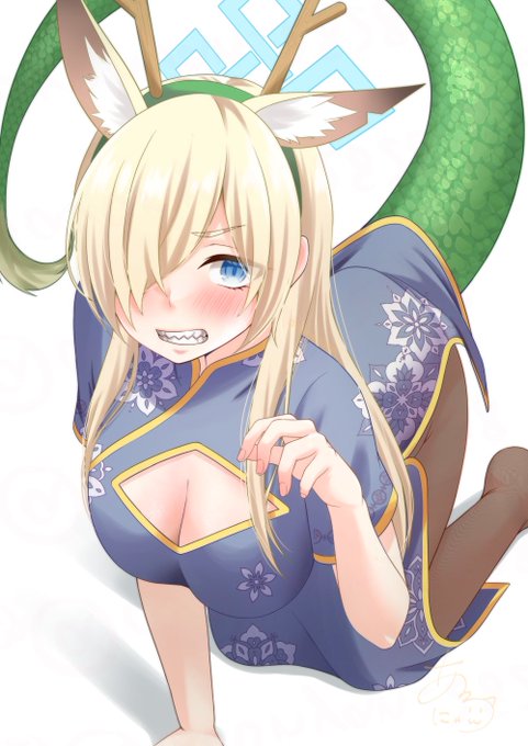 ギザ歯の娘には辰の格好をさせろが家訓なので…☺️
🐉「何させるんですか先生…」
尾刃カンナ/ブルーアーカイブ
#ブルーアーカイブ 