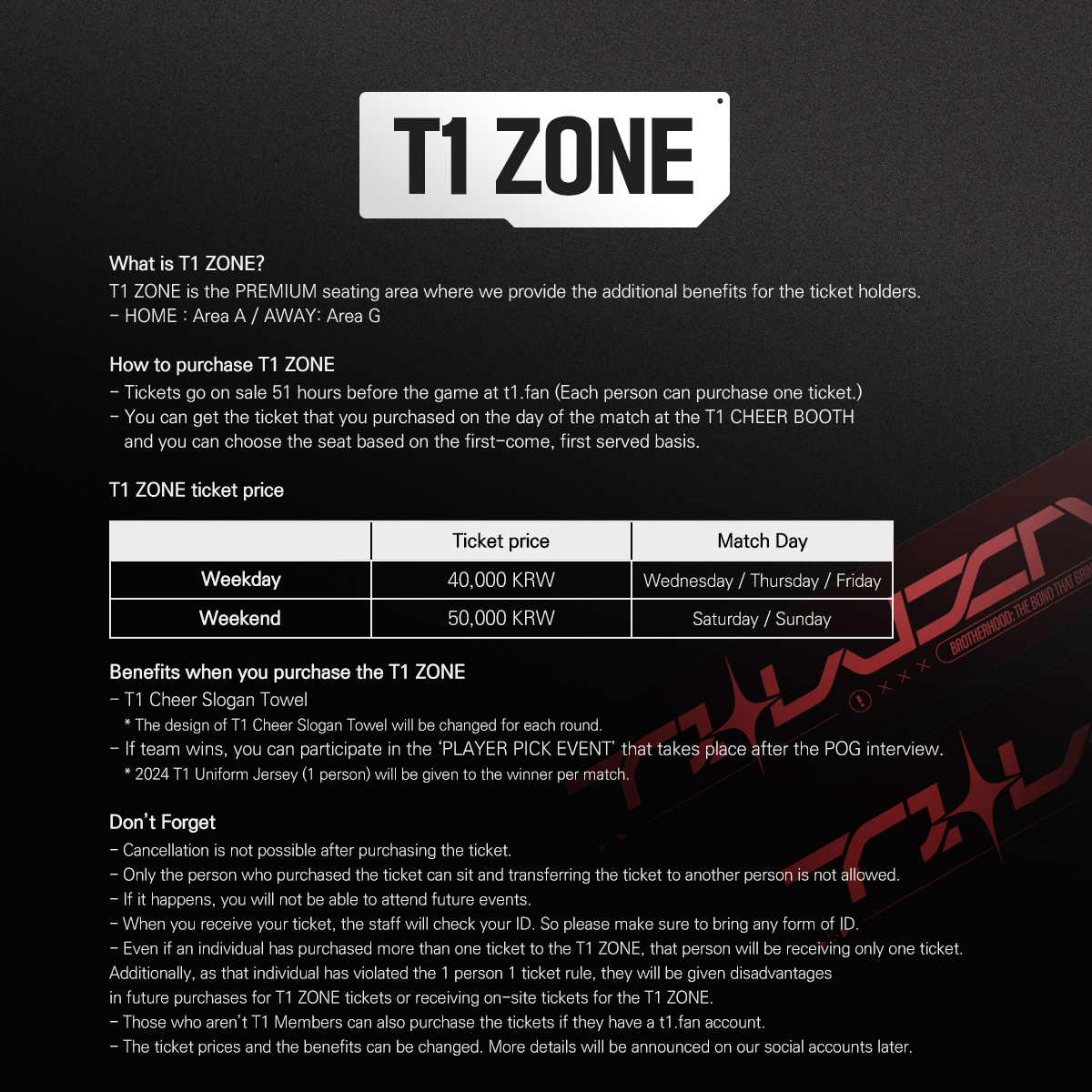 T1 팬 분들을 위해 준비한 T1 ZONE 에서 함께 응원해요!😎 T1 ZONE is where T1 fans belong! 😎 #T1WIN #T1Fighting