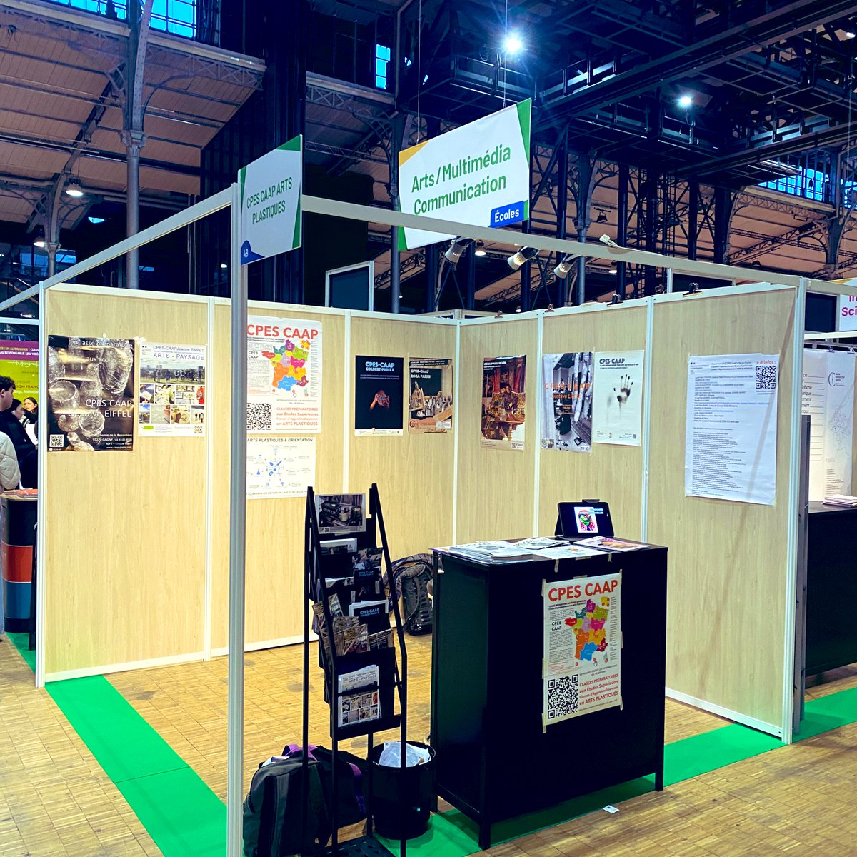 SICARTB's tweet image. Le #SalonPostBac 2024 ouvre à @LaVillette. Les 5 #CPESCAAP #ClassesPréparatoires #Artsplastiques @AcCreteil @Academie_Paris @acversailles vous accueillent les 12 &amp;amp; 13/01/24 sur le stand 49 #Arts-Multimédia-Communication ▶️arp.ac-creteil.fr/spip.php?rubri… @igartsplastique #Orientation