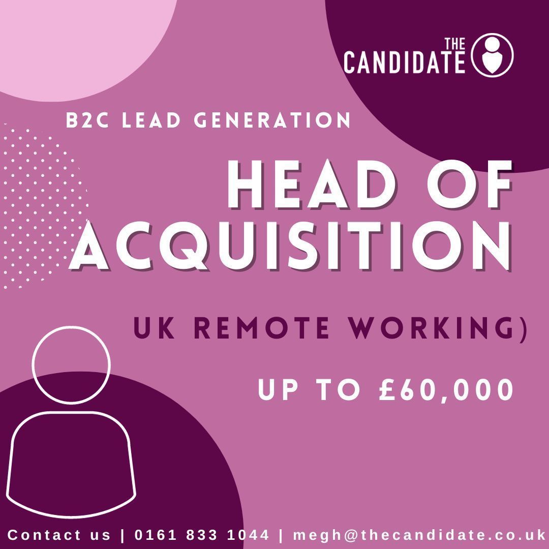 Check out this top opportunity to work remotely as a Head of Acquisition!

buff.ly/3TME3XK