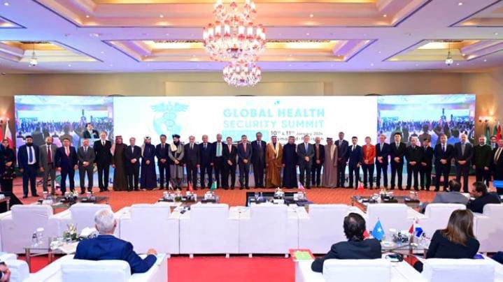 Together for a healthy planet

Ministry of National Health Services arranged two days 
Global Health Security Summit2024 from January 10 -11, #2024 islamabad.

Objectives:
Engage with each other & agree to solution for making the world safer & future generations healthier.