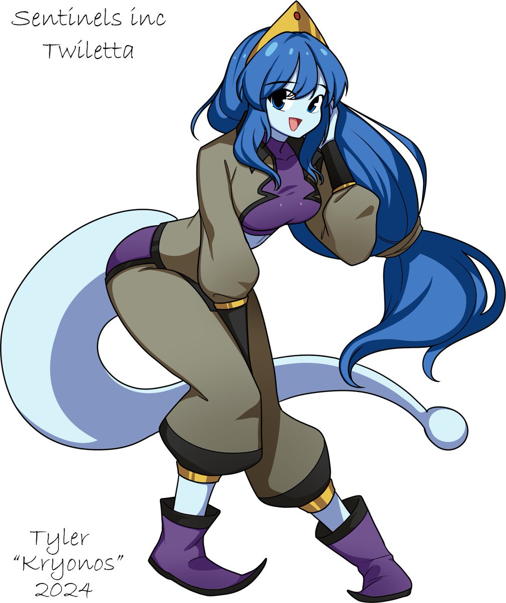 There is something special about drawing your own character. There is something MORE special about someone else drawing your character! Twiletta has never looked cuter!

#WishlistNow #PlatformFighter #SentinelsInc #FGC #fanart
