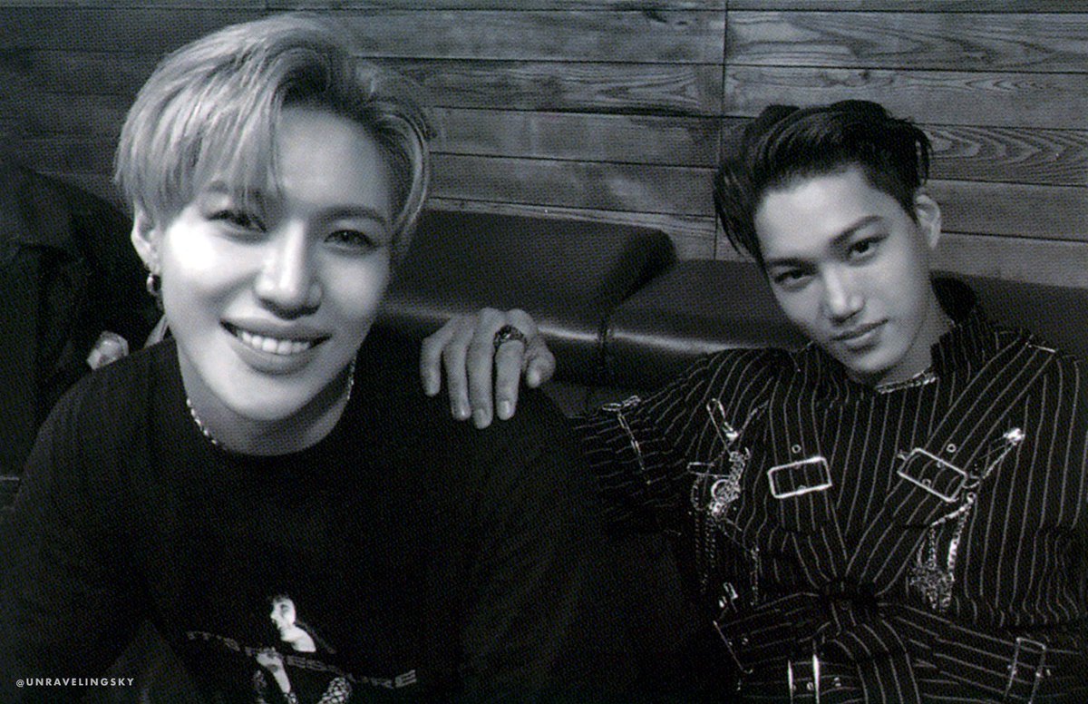 TAEMIN & Kai photocard scan from #SuperM Pop-up. Non-watermarked