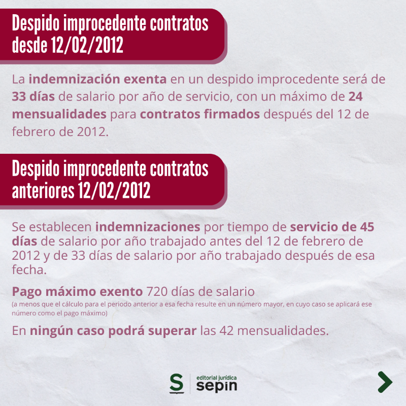 SepinEditorial's tweet photo. ⚖️ Indemnizaciones por despido: ¿exentas o sujetas al IRPF? 

💼 Evita sorpresas tributarias. 

Análisis por nuestro experto Samuel de Huerta