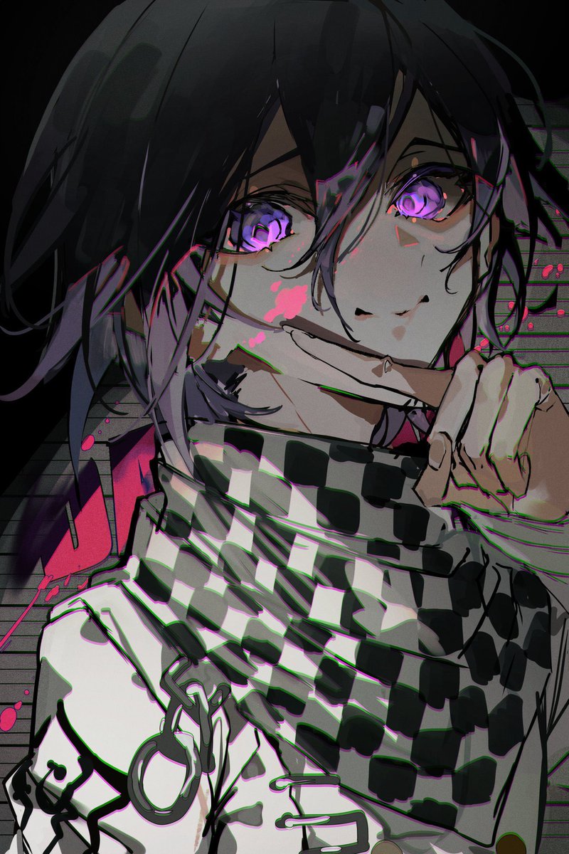 最原終一 ,最原終一 「ダンガンロンパ3」|村カルキ/商業画集＆個展＆新作技法書発売👹🌙🍙🎋🍘🍵のイラスト