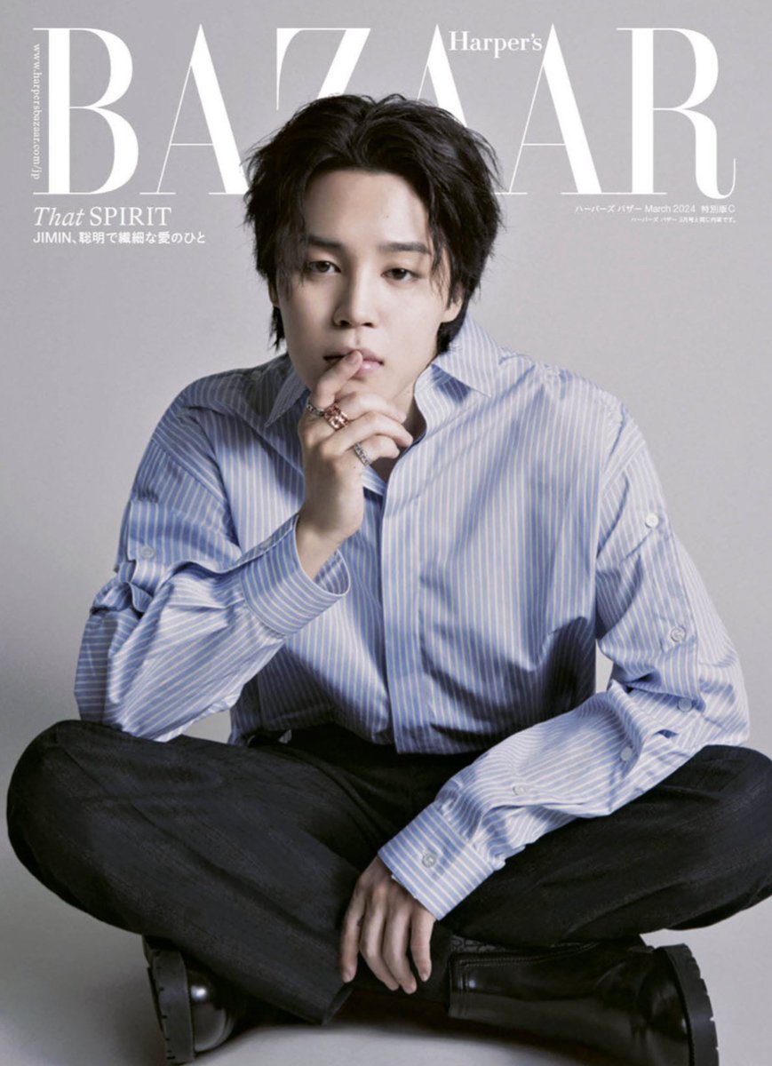 Jimin for Harper's Bazaar Japan (March 2024) elleshop.jp/web/en/commodi…