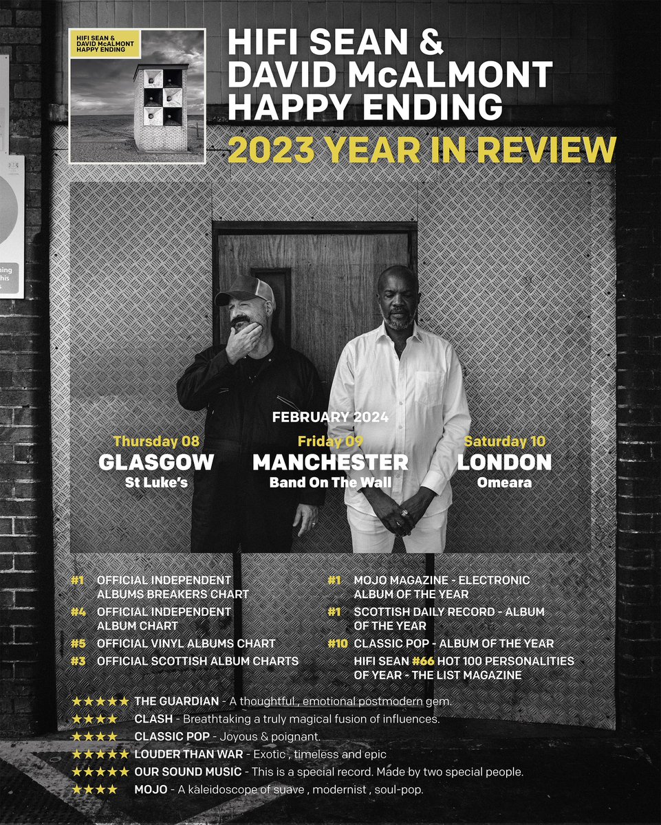 Tour in Feb. Few tickets left.
2023 was great 2024 starting how we mean. 🙂