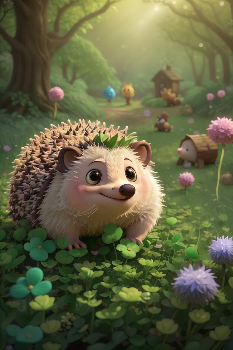 artaiartistry's tweet image. Journey into a magical woodland clearing where a group of mystical creatures unveils the wonders of 3D Animation! 🍃✨ #Magical #ART #Arificialintelligence