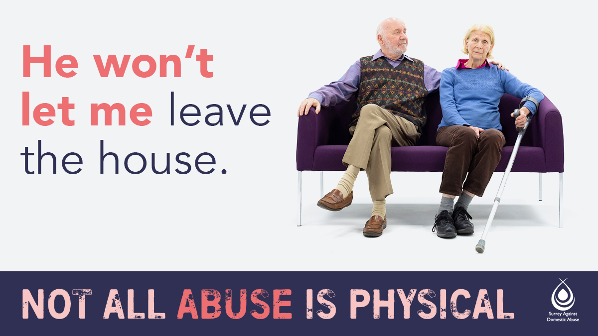reigatebanstead's tweet photo. Isolation is an aspect of coercive control and is often used to facilitate power and control over someone, reducing the opportunity of the survivor to escape from the abuse. If you are experiencing abuse, help is available https://t.co/PCHessZFfg #SurreyAgainstDA https://t.co/eVXhacs8Uq