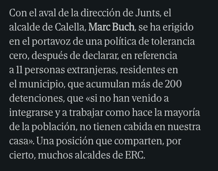 La xenofobia del nacionalismo catalán no se depliega tanto contra el inmigrante extranjero como contra el "inmigrante" español, que es la verdadera amenaza frente a esa nación que llevan construyendo desde hace poco más de un siglo. Con el inmigrante extranjero, y debido